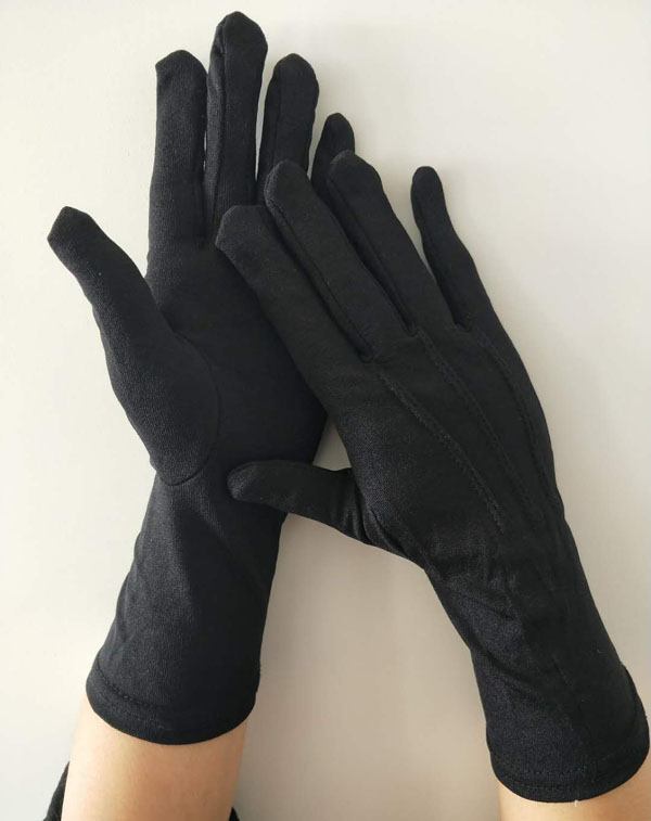 Military-Parade-Nylon-Gloves-with-Long-Wristed